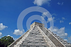 Ancient Mayan Pyramid in the Yucatan