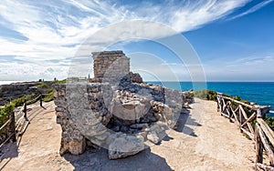 Ancient Mayan Ruins on Isla Mujeres photo