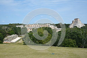 Ancient Mayan site Uxmal, Mexico.