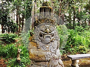 Ancient mayans statues photo