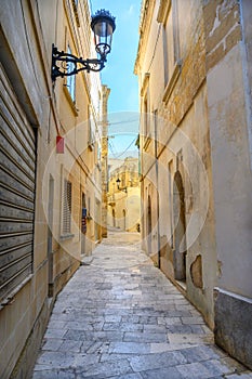 Ancient Mdina Street on Malta