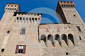 Ancient medieval Castle of Vignola La Rocca di Vignola. Modena, Italy