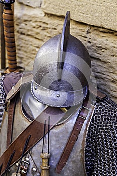 Ancient medieval protection and security armor