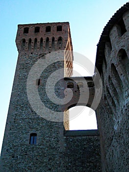 The ancient medieval Vignola Castle. Modena, Italy.