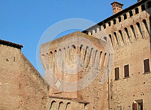 The ancient medieval Vignola Castle. Modena, Italy.