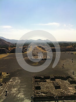 Ancient Mexican site of Teotihuacan
