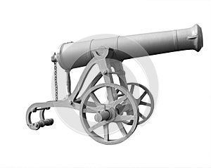 Ancient military cannon