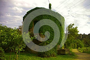 Ancient mill in the countryside of Barcelona