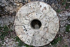 Ancient millstone