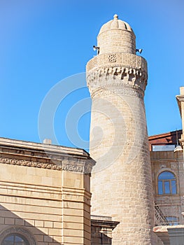 Ancient minaret in Baku