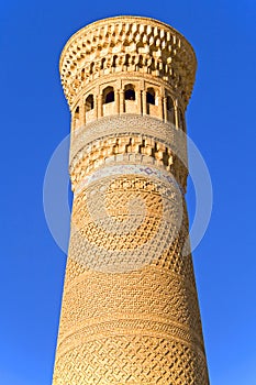 Ancient Minaret, the highest in Bukhara