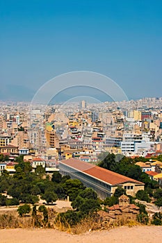 Ancient and modern Athens, Greece