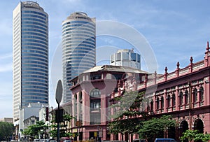 Ancient and modern, Colombo, Sri Lanka