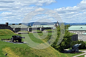 Ancient & Modern Guns at La Citadelle, Quebec