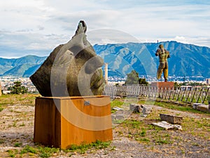 Ancient and modern in Pompeii