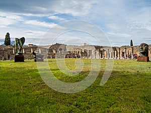 Ancient and modern in Pompeii