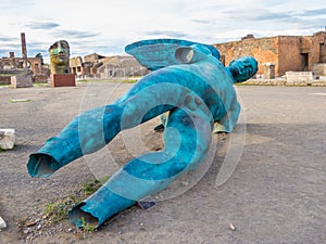 Ancient and modern in Pompeii