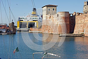 ancient and modern: port of Livorno