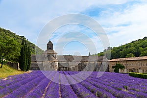 An ancient monastery Abbaye Notre-Dame de Senanque