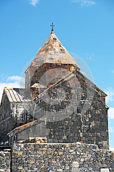 Ancient monastery Sevanavank in Armenia