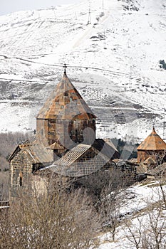 Ancient monastery Sevanavank in Armenia