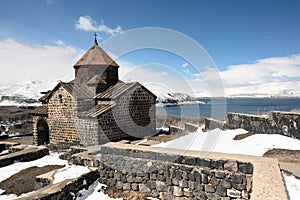 Ancient monastery Sevanavank in Armenia