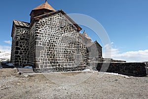 Ancient monastery Sevanavank in Armenia