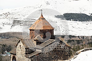 Ancient monastery Sevanavank in Armenia