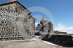 Ancient monastery Sevanavank in Armenia
