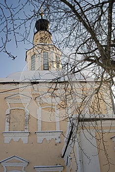 Ancient monastery in Vladimir city, Russia.