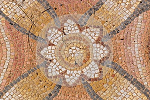 Ancient mosaic. Dion, Pieria, Greece