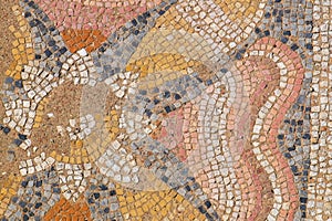 Ancient mosaic. Dion, Pieria, Greece