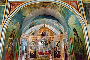 Ancient Mosaics Icons Rectory Saint Michael Vydubytsky Monastery Kiev Ukraine