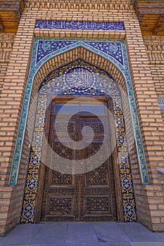 Ancient Mosque in the downtown of Tashkent, Uzbekistan
