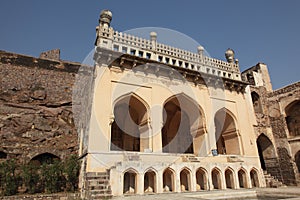 Ancient Mosque at Golconda Fort, Hyderabad