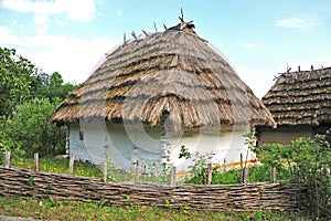 Ancient mud hut