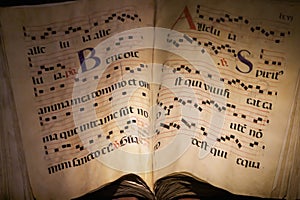 Ancient music book