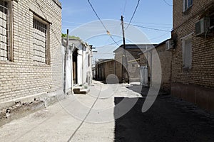 Ancient narrow streets of Bukhara