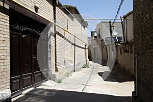 Ancient narrow streets of Bukhara