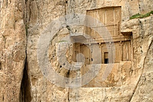 Ancient necropolis in Pars Province, Iran.