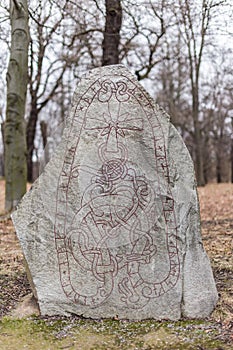 Ancient Nordic Runestone