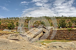 Ancient obelisks in city Aksum, Ethiopia