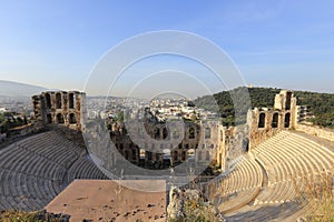 Ancient Odeum of Acropolis, Athens, Greece