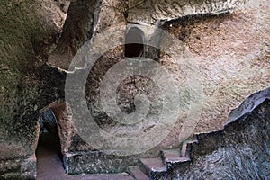 ancient oil-pressing caves