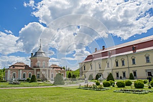 Ancient old castle located in Zolochiv town