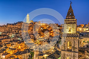 The ancient old town of Matera