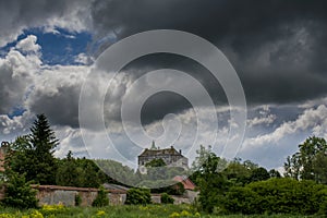 Ancient Olesko castle near Lviv city in Ukraine