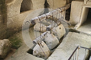Ancient olive oil press, Beit Guvrin