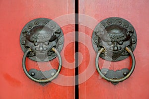 Ancient Oriental Door Knockers