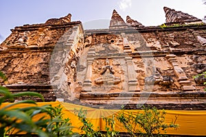 Ancient pagoda in Chet Yod temple